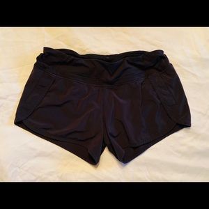Size 8 black running shorts